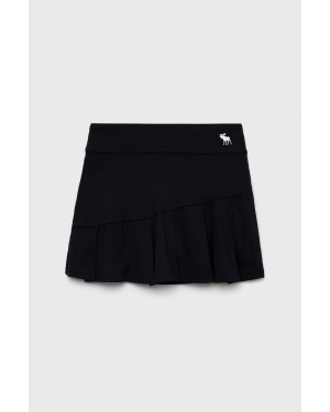 Abercrombie & Fitch spódnica dziecięca kolor czarny mini rozkloszowana
