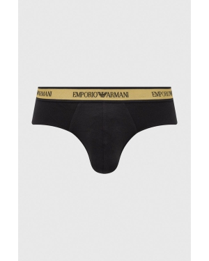 Emporio Armani Underwear slipy (2-pack) męskie kolor czarny