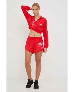 LaBellaMafia szorty treningowe Gravity damskie kolor czerwony z nadrukiem high waist