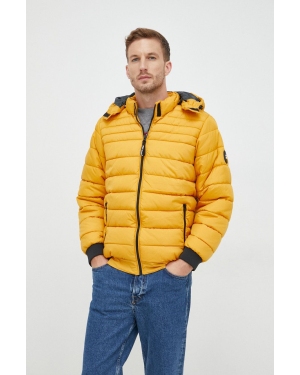 Pepe Jeans kurtka męska kolor żółty zimowa