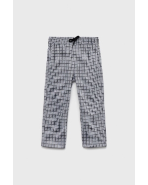 Abercrombie & Fitch spodnie dziecięce kolor szary wzorzyste