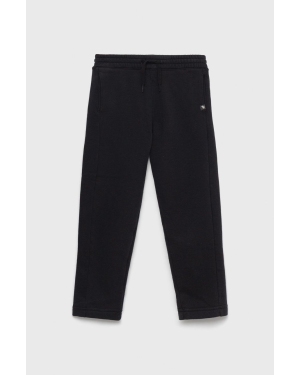 Abercrombie & Fitch spodnie dresowe dziecięce kolor czarny gładkie
