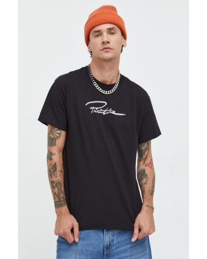 Primitive t-shirt bawełniany kolor czarny z nadrukiem