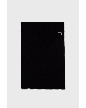 Guess spódnica dziecięca kolor czarny mini prosta