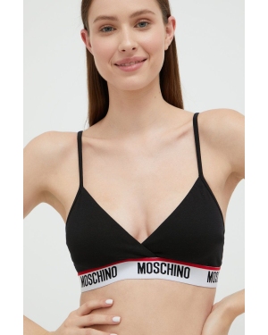 Moschino Underwear biustonosz kolor czarny gładki