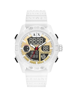 Armani Exchange zegarek męski kolor biały
