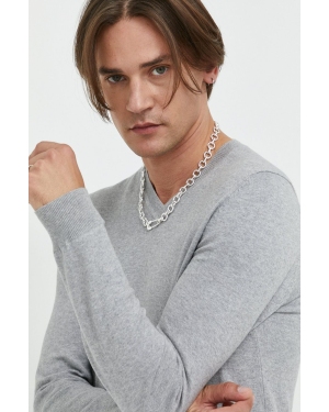 Superdry sweter męski kolor szary lekki
