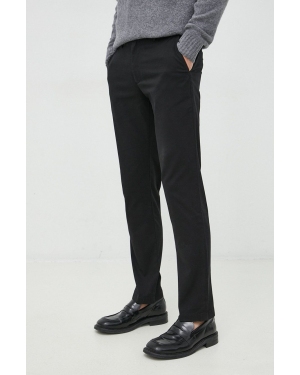 Tommy Hilfiger spodnie męskie kolor czarny w fasonie chinos