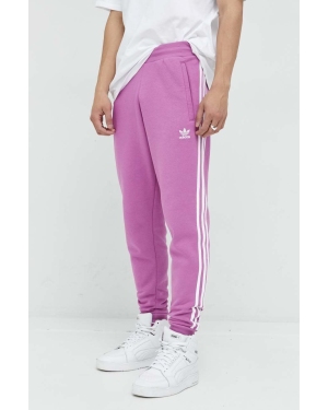 adidas Originals spodnie dresowe męskie kolor różowy z aplikacją