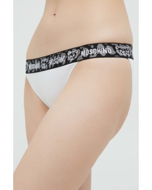Moschino Underwear figi kolor biały