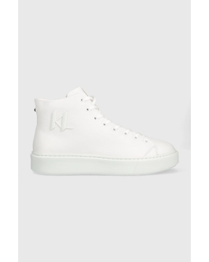 Karl Lagerfeld sneakersy skórzane KL52265 MAXI KUP kolor biały
