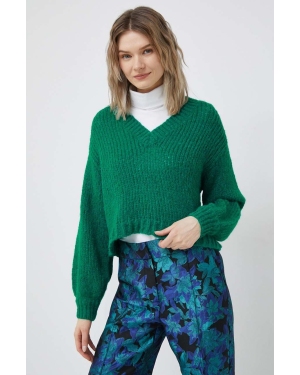 Vero Moda sweter damski kolor zielony