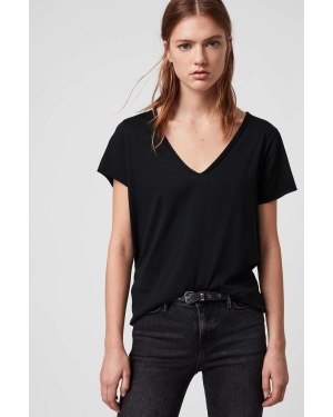 AllSaints t-shirt bawełniany EMELYN TONIC TEE kolor czarny WM115P
