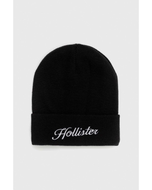 Hollister Co. czapka kolor czarny