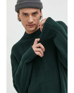 Abercrombie & Fitch sweter męski kolor zielony