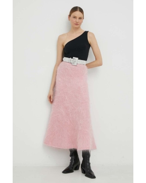 By Malene Birger spódnica kolor różowy maxi ołówkowa