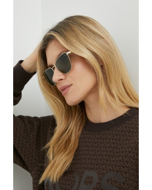 Saint Laurent okulary przeciwsłoneczne damskie kolor złoty