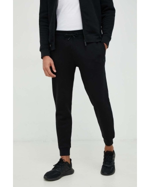 Guess spodnie dresowe ALDWIN kolor czarny melanżowe Z2YB22 K9V31
