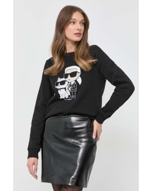 Karl Lagerfeld bluza damska kolor czarny