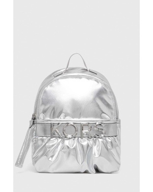 MICHAEL Michael Kors plecak damski kolor srebrny mały gładki