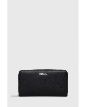 HUGO portfel damski kolor czarny 50486987