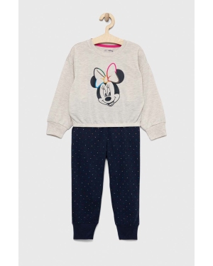 GAP piżama dziecięca x Disney kolor beżowy wzorzysta