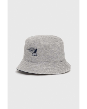 Kangol kapelusz dwustronny kolor szary
