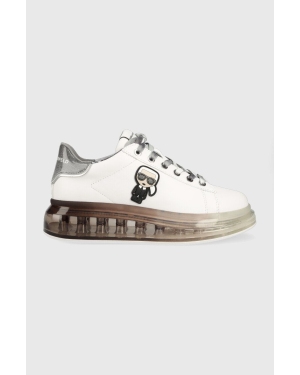 Karl Lagerfeld sneakersy skórzane KAPRI KUSHION KL62631D kolor biały