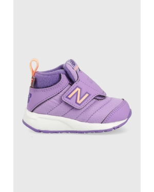 New Balance buty zimowe dziecięce ITCOZYGP kolor fioletowy
